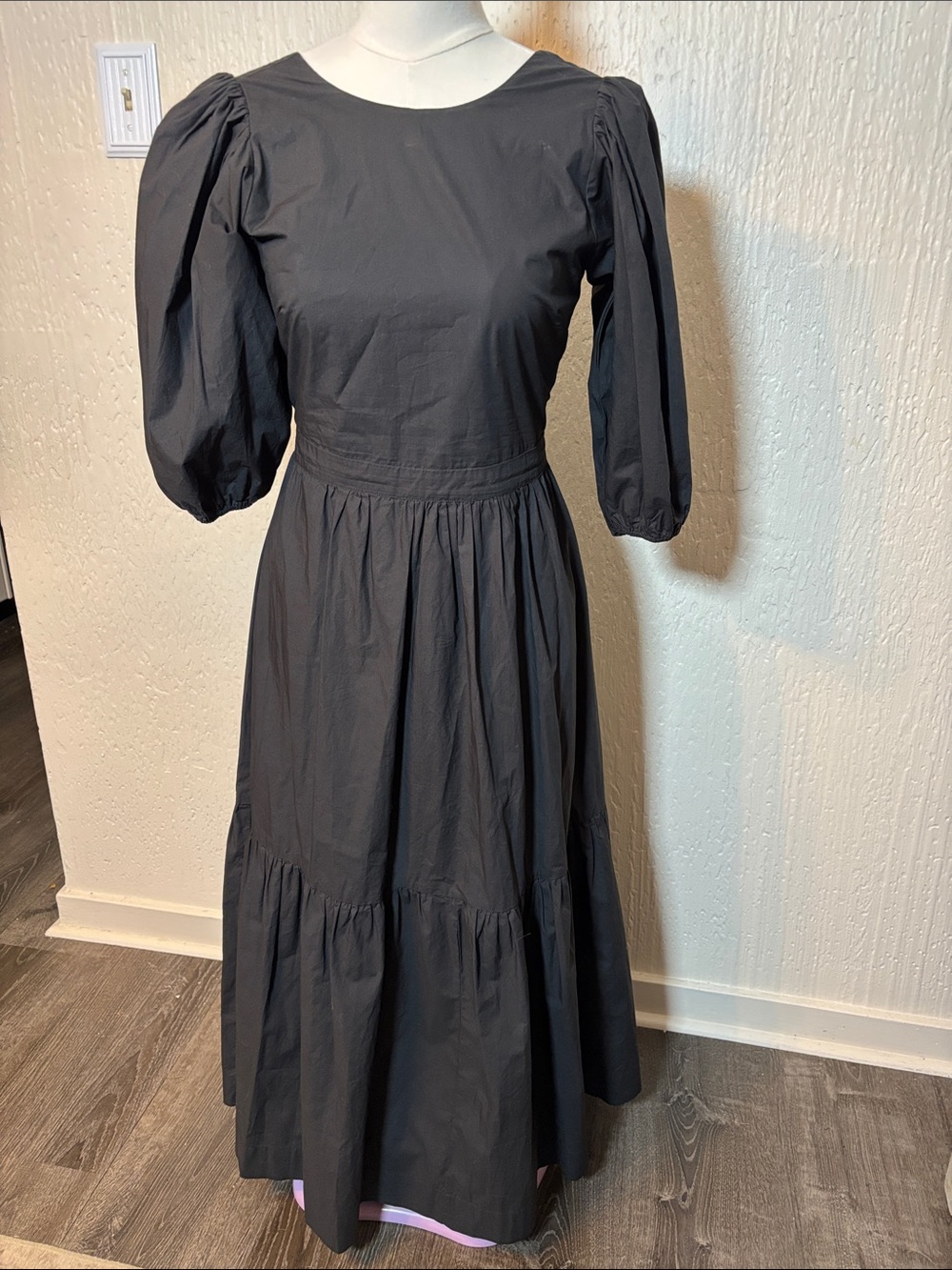 Trovata Birds of Paradis Daphne Dress in Black Size Extra Small